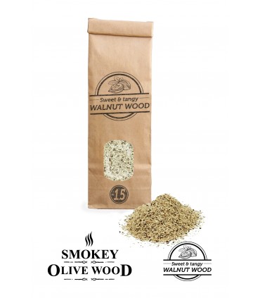 Røykemel av Valnøtttre Nº1.5 for Røykpistol  - Smokey Olive Wood