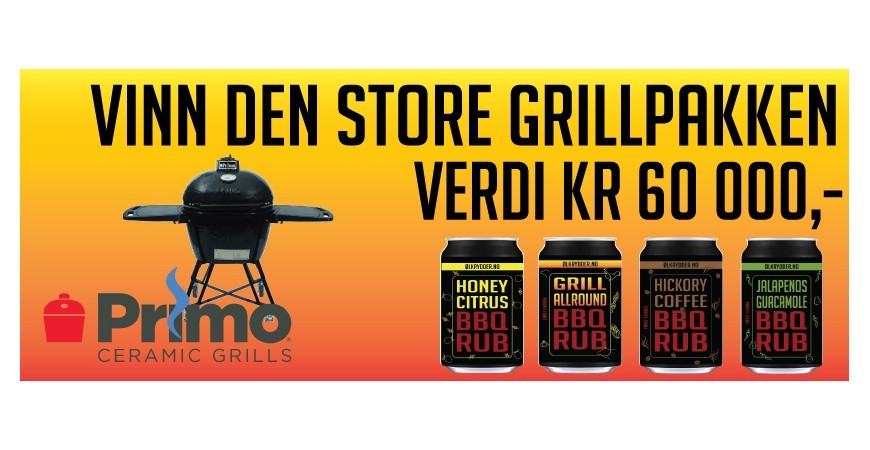 Vinn den store grillpakken, Verdi 60 000,-