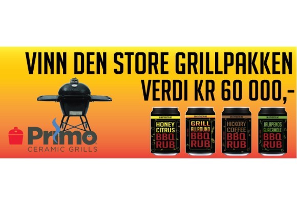 Vinn den store grillpakken, Verdi 60 000,-